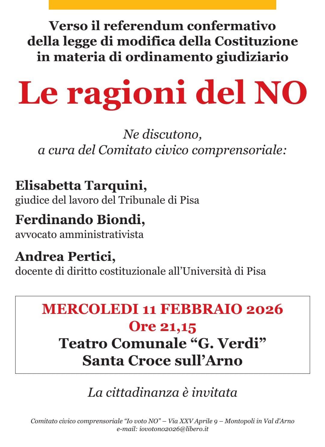 "Le ragioni del NO"